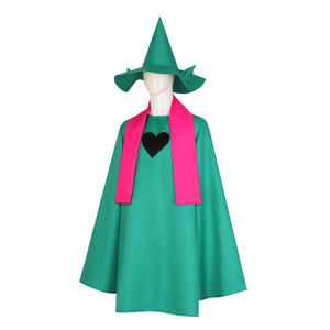 Disfraz de cosplay de Star's Edge Ralsei, túnica verde, sombrero, bufanda, traje de juego con runas triangulares, S-3XL - Product Image 3