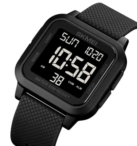 Skmei 1894 <span class=keywords><strong>Orologio</strong></span> <span class=keywords><strong>da</strong></span> <span class=keywords><strong>Polso</strong></span> Sportivo alla Moda, Impermeabile 5ATM, Display LED con Retroilluminazione, per <span class=keywords><strong>Uomo</strong></span> - Product Image 1