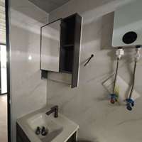Casa contenedor modular expandible con estructura de acero, paredes de panel sándwich, resistente al fuego, al agua y al viento, aislamiento, casa prefabricada