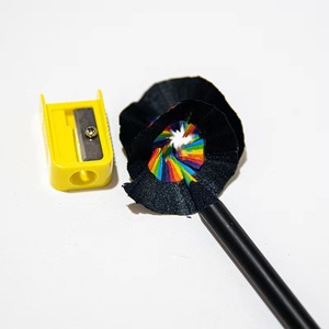 Redondo multicolor negro Jumbo plomo lápiz madera lápices 7 colores en 1 plomo Arco Iris lápices de colores - Product Image 5