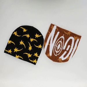 Custom Logo Unisex Acrylic Knitted Beanie <b>Hat</b> <b>Winter</b> Warmer Sports Ski Cap Skull Merino Jacquard Beanie - Product Image 3