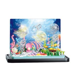 Balody Nouveau Monde Marin Blocs de Construction Jouet avec des Fonctionnalités de Parc d'Aventures Comprend des Méduses des Coraux des Crabes pour Enfants - Product Image 1