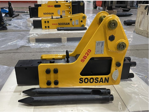 Marteau hydraulique triangulaire pour excavatrice de 1,2 à 3,0 tonnes, haute performance, démolition de béton, marteau perforateur - Product Image 3