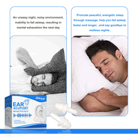 South Moon 1 paire Silicone Oreille Acupoint Massage Pulse Device Soulagement des acouphènes Éliminant le bruit Oreilles Bouchons d'oreilles apaisants pour le sommeil