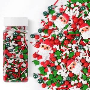 Icing Decoration Multi Shape Candy Mix Christmas Edible <strong>Gold</strong> Glitter Sugar Sprinkles for Bakery <strong>Cake</strong> Baking <strong>Toppings</strong> - Product Image 1