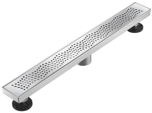 Sifone doccia lineare a incasso certificato US CUPC, 24 pollici, nero, in acciaio inossidabile, spedizione dagli Stati Uniti - Product Image 3