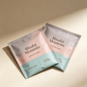 Bolsitas <span class=keywords><strong>de</strong></span> Papel Kraft para Té, Selladas por Tres Lados, Biodegradables, <span class=keywords><strong>Mini</strong></span> Bolsas, MOQ Bajo - Product Image 3