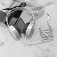 Youngrun Y728 Grosir Headset Berkabel Warna-warni 3.5mm Stereo On-ear untuk Pelajar Kelas Pesawat Terbang Headphone Harga Terjangkau