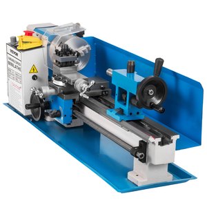 Mini Torno Manual de Velocidad Variable, Horizontal, para Trabajar Metales, Modelo SWJ03A, 180 mm de Diámetro de Torneado, para Tareas Ligeras en Taller - Product Image 5