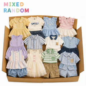 Vestidos de Verano de Alta Calidad para Niñas, Ropa Infantil al por Mayor, Entrega Aleatoria, Vestidos Casuales para Niñas - Product Image 1