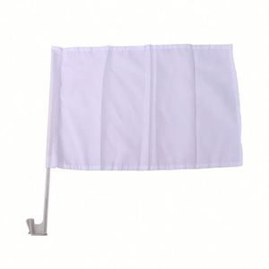 Customized Mini Car <b>Flags</b> Window Clips Polyester Wholesale Custom Sublimation Blank Car <b>Flag</b> for Window With Pole Plastic - Product Image 2