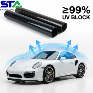 Film Teinté Solaire PET pour Vitres Foncées 6% VLT 99% UV 97% Rejet IR Confidentialité Extrême Isolation Thermique 1.52x30M OEM/ODM - Product Image 1