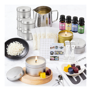 Soy Wax <b>Candle</b> Gift <b>Set</b> Luxury Jar Packaging Aromatherapy Blend For Boutique Seasonal Promotion Selection Display - Product Image 3