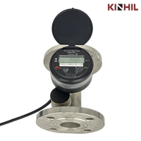 Compteur d'eau à ultrasons de nouvelle conception, alimenté par batterie, certifié ISO4064, personnalisable, OEM, plastique, laiton