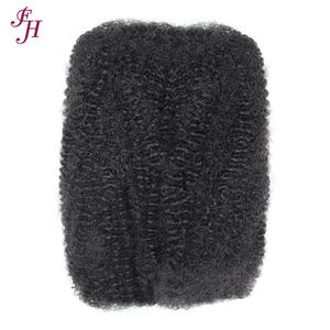 FH Spring Mini Twist Afro Kinky Curly Cheveux Humains en Vrac pour Tressage 10-20 pouces Cheveux Humains Brésiliens Sans Nœuds - Product Image 4