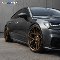 Jantes en alliage forgées monobloc LH, finition bronze brossé, concaves personnalisées, 18 19 20 21 22 pouces, 5x120 5x130 5x114.3, pour BMW Sf90 Audi