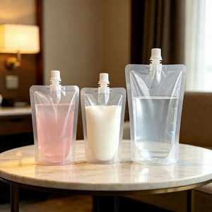 Light Weight Easy Take 200ml Empty Spout Pouch Anti Spill Design <b>Bag</b> For Overseas Tour Personal Liquid Care <b>Pack</b> - Product Image 1