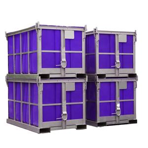 صناديق تخزين حاويات النقل القابلة للطي مصنوعة من البلاستيك ومقاومة للأشعة فوق البنفسجية صناديق حصاد الخمر - Product Image 1