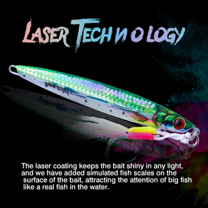 Señuelo de Pesca FJORD 3D Glow Jigging de 40g, 60g, 80g con Asistente, Nuevo Señuelo de Pesca Mayorista para Agua Salada, Cuchillas de Jig, Jig de Plomo Personalizado, Ojos 3D - Product Image 3