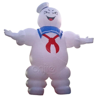 Modèle de personnage gonflable personnalisé Ghostbusters pour décoration de fête d'Halloween en extérieur dans la cour