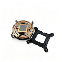 Refroidisseur de processeur en aluminium tout-en-un 65W à 4 broches, dissipateur thermique 95*95*21mm pour LGA 1200 115X 1700 HTPC Mini-ITX Ordinateur tout-en-un