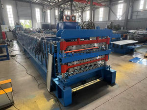 High Performance Three Layer Roof Panel Roll Forming Machine Automatic <b>Metal</b> Roof <b>Tile</b> Making Machine - Product Image 3