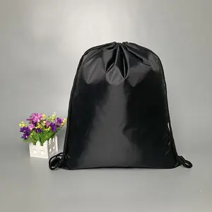 Mới Tái Chế Nylon Chuỗi Haversack Túi Polyester Dây Rút Túi Giày Vải Lanh Oem Dây Rút Túi Bụi