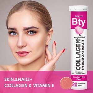 Aeglewell ABD Pazarı Efervesan Tabletler Kolajen Peptit Güzellik Ürünleri Cilt Beyazlatıcı Takviyeler Kolajen Tabletleri - Product Image 4