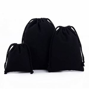 Sac de rangement réutilisable en coton avec cordon de serrage pour cadeaux, bijoux, sacs de shopping en tissu - Product Image 2