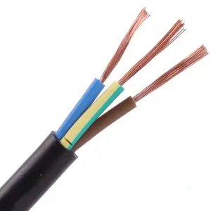 Copper Flexible Cable 3X0.75mm2 Multi Core Electrical Cable Wire H05VV-F Cable