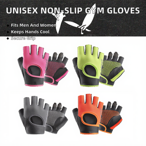 ถุงมือปั่นจักรยานแบบยูนิเซ็กซ์ - วัสดุสแปนเด็กซ์และยาง  ปรับแต่งโลโก้/ขนาดได้ ระบายอากาศได้ดี ดีไซน์กันลื่น - Product Image 2