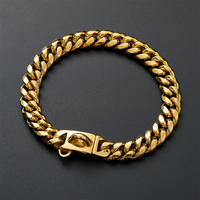 Cadena de serpentina de Metal para entrenamiento de perros, Collar de serpiente sólida dorada ecológica, accesorios para mascotas, venta al por mayor