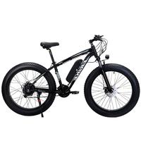 Vélo de montagne à pneus larges Batterie au lithium 48v 10ah Vélo à double frein à disque