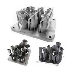 Alta precisione personalizzato piccolo lotto metallo 3D servizio di stampa funzionale parti di ricambio in alluminio titanio stampa