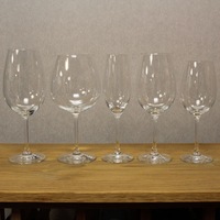 Verres à vin Raymond minimalistes en cristal sans plomb, écologiques, soufflés à la machine, haute clarté, avec logo personnalisé pour hôtel