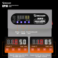 Table de séparation chauffante MECHANIC CP10 pour écrans LCD, avec emballage de protection, pour la réparation de téléphones portables et tablettes, démontage d'écrans