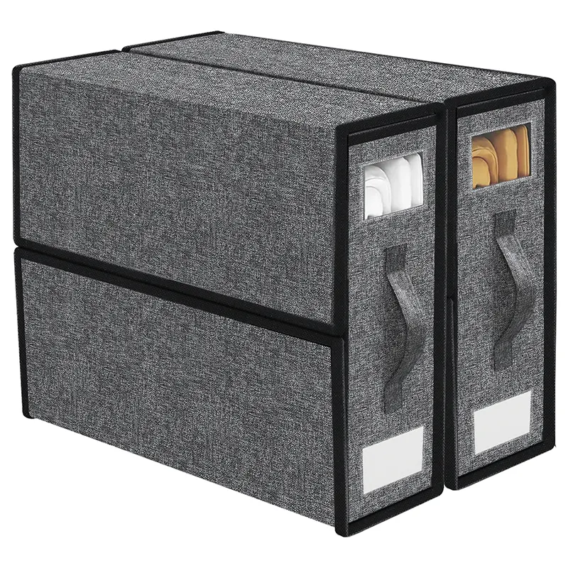 Offre Spéciale taies d'oreiller literie Cubes vêtements boîte de rangement pliable drap de lit organisateur 2 Pack