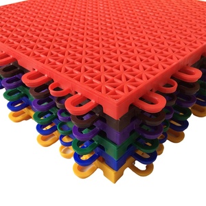 Mattonelle di plastica ad incastro modulari multifunzionali per campi sportivi da basket all'aperto - Product Image 2