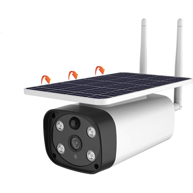 Wireless WiFi and 4G LTE Solar Security Camera Powered Battery Rechargeable Panel,1080P HD,Night Vision, PIR Motion Detect CC124