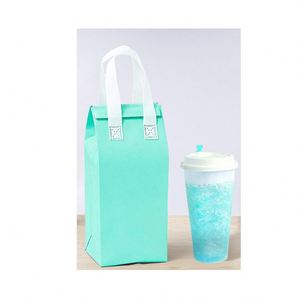 Custom Insulated Thermal Cooler Bag Waterproof Nonwoven Takeaway Packaging for Carrying Cakes Lunch Bag - Product Image 5