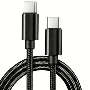 Fast Shipping 1m 3.3ft Nylon Braided USB C Cable 60W Fast Charging Type C for Phone 16 15 14 13 Pro Max Mobile Phone - Product Image 1