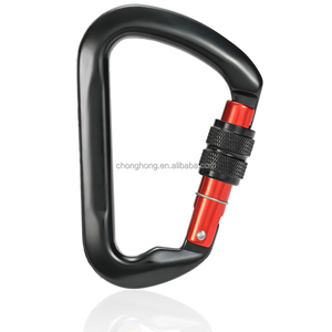 Mousqueton à visser UIAA personnalisé en usine, 30kN, pour l'alpinisme, en aluminium 7075, mousqueton à clip pour activités, crochet rapide - Product Image 1
