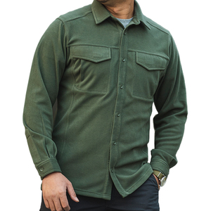 S.archon hommes en plein air tactique chaud <span class=keywords><strong>velours</strong></span> <span class=keywords><strong>chemise</strong></span> flamme <span class=keywords><strong>rouge</strong></span> Plus à manches longues polaire veste décontracté épais <span class=keywords><strong>chemise</strong></span> - Product Image 5