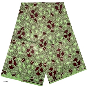 Tissus africains bio UNI/<span class=keywords><strong>Wax</strong></span> imprimé Ankara <span class=keywords><strong>Pagne</strong></span> <span class=keywords><strong>motif</strong></span> batik pour chemises et sacs Tissé Nouveau Coton ciré imprimé - Product Image 2
