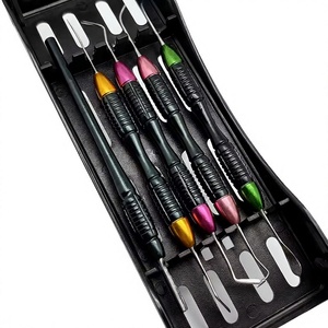 Kit d'outils d'extraction dentaire manuels en argent BK Industries, certifié CE Classe II, avec 12 positions de mâchoires - Product Image 4