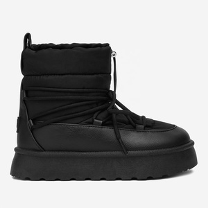 Bottes <span class=keywords><strong>de</strong></span> neige imperméables YL-26252 pour femmes, doublées <span class=keywords><strong>de</strong></span> fourrure, pour la marche en plein air en hiver, tendance, OEM/ODM - Product Image 2