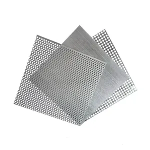 Chinese supplier 0.4mm micro-hole punched filter meshes slotted hole perforated metal sheets