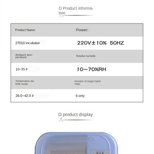 生物科学教育用インキュベーター 自動調査室機器 モデル27010 中国製 - Product Image 2