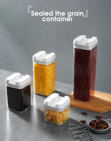 Ensemble de boîtes de rangement pour réfrigérateur avec logo personnalisé, accessoires de rangement en plastique de qualité alimentaire sans BPA, boîtes de rangement hermétiques pour la cuisine