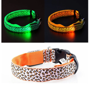 KingHon Led Dog Pets Collars Usb Rechargeable With Design Glowing Dog Collar Adjustable Flashing Collar Led for Dogs - Product Image 5